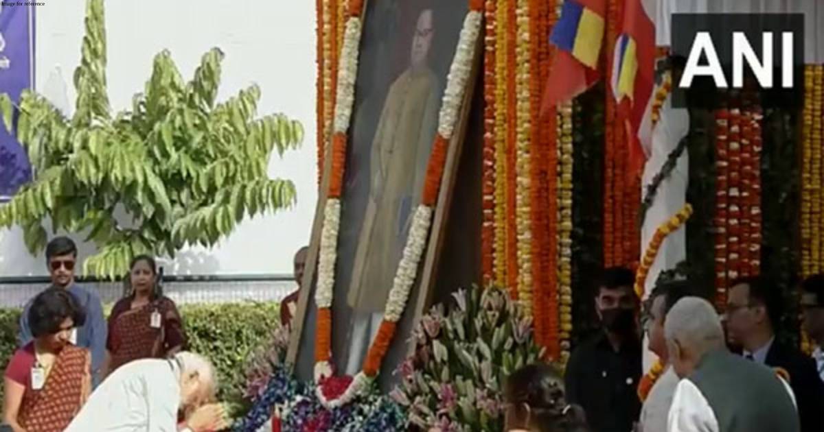 President Murmu, PM Modi, and other leaders pay floral tribute to Dr BR Ambedkar on his birth anniversary